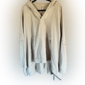 Mono B Hooded Poncho Style Hoodie S/M